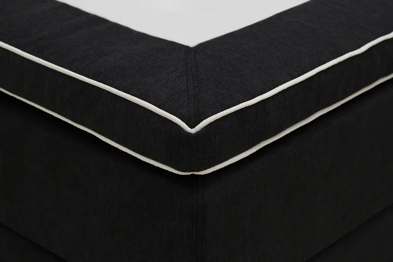 Hilton High Komplett Sengpakke 180x200 cm - Antrasitt - Møbler - Senger - Kontinentalsenger