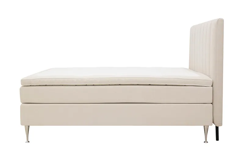Hilton High Komplett Sengpakke 180x200 cm - Lys beige - Møbler - Senger - Kontinentalsenger