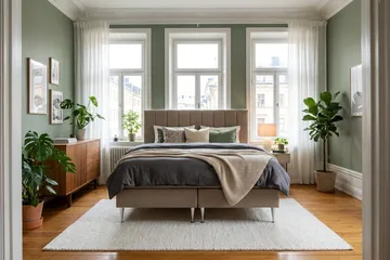 Hilton High kontinentalseng 160x200 cm - Brun - Møbler - Senger - Kontinentalsenger