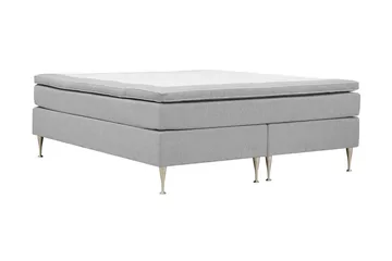 Hilton High Kontinentalseng 160x200 cm - Grå - Møbler - Senger - Kontinentalsenger