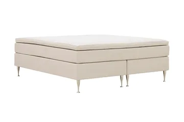 Hilton High Kontinentalseng 160x200 cm - Lys beige - Møbler - Senger - Kontinentalsenger