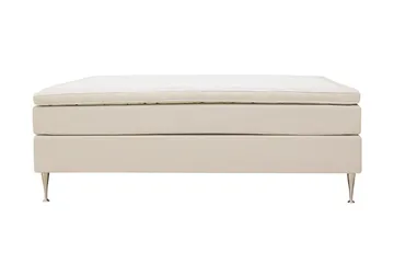 Hilton High Kontinentalseng 160x200 cm - Lys beige - Møbler - Senger - Kontinentalsenger