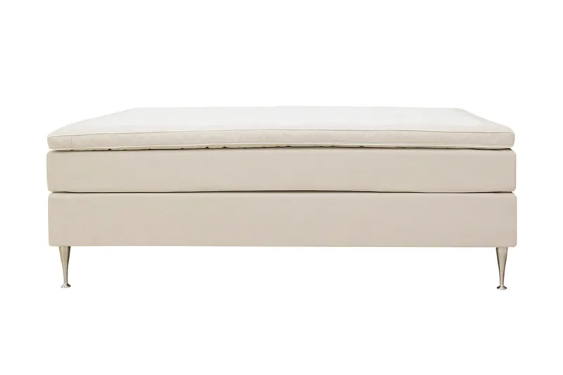Hilton High Kontinentalseng 160x200 cm - Lys beige - Møbler - Senger - Kontinentalsenger
