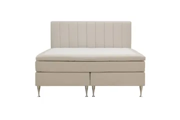 Hilton High Kontinentalseng 160x200 cm - Lys beige - Møbler - Senger - Kontinentalsenger