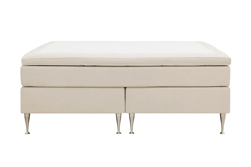 Hilton High Kontinentalseng 160x200 cm - Lys beige - Møbler - Senger - Kontinentalsenger