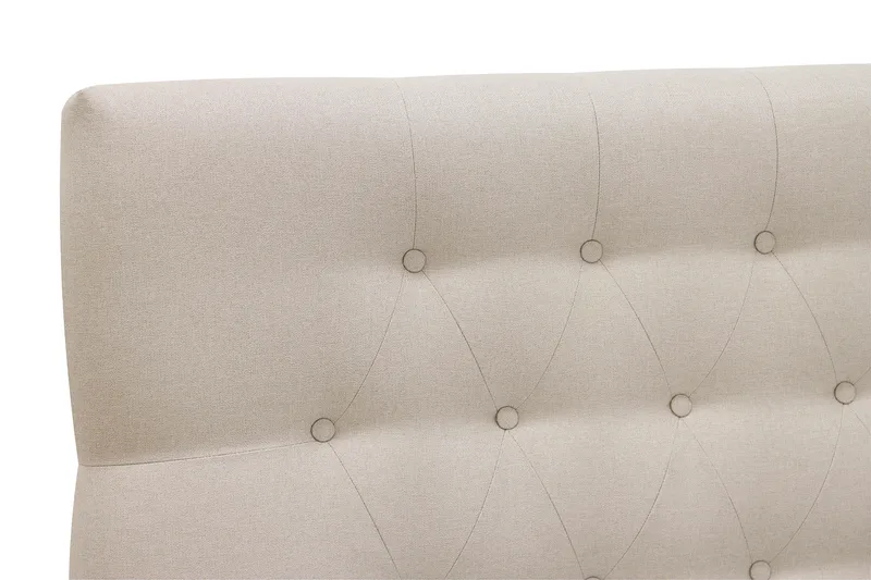 Hilton Komplett Sengpakke 160x200 cm Kontinentalseng med diamant sengegavl - Beige - Møbler - Senger - Kontinentalsenger