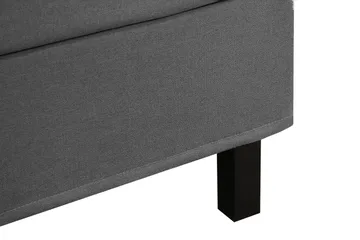 Hilton Komplett Sengpakke 160x200 cm Kontinentalseng med diamant sengegavl - Grå - Møbler - Senger - Kontinentalsenger