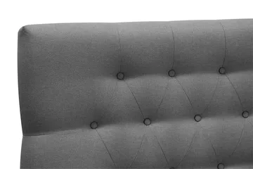 Hilton Komplett Sengpakke 160x200 cm Kontinentalseng med diamant sengegavl - Grå - Møbler - Senger - Kontinentalsenger