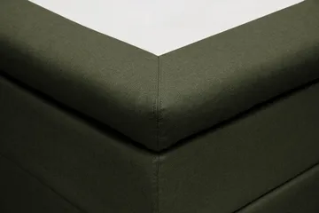 Hilton Komplett Sengpakke 160x200 cm Kontinentalseng med rutet sengegavl - Grön - Møbler - Senger - Kontinentalsenger