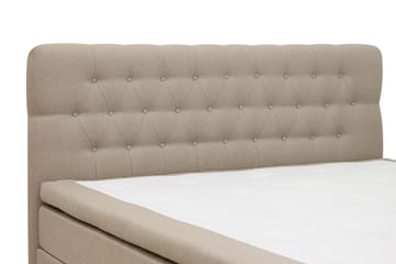 Hilton Komplett Sengpakke 180x200 cm Kontinentalseng med diamant sengegavl - Beige - Møbler - Senger - Kontinentalsenger