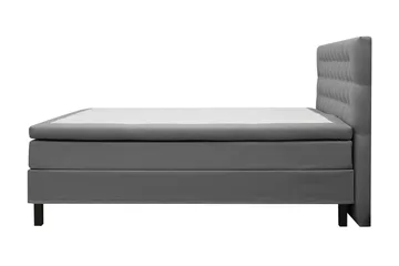 Hilton Komplett Sengpakke 180x200 cm Kontinentalseng med diamant sengegavl - Grå - Møbler - Senger - Kontinentalsenger