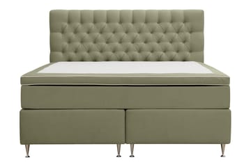 Hilton lyx Komplett Sengpakke 160x200 cm Kontinentalseng med knappet sengegavl