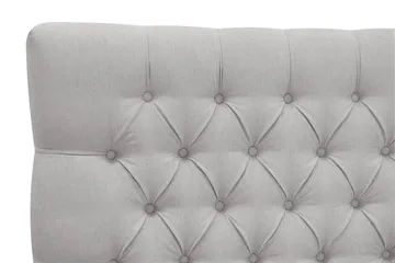 Hilton Lyx Komplett Sengpakke 180x200 cm Kontinentalseng med knappet sengegavl - Grå - Møbler - Senger - Kontinentalsenger