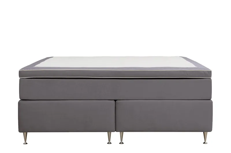 Hilton Lyx Kontinentalseng 160x200 cm - Grå - Møbler - Senger - Kontinentalsenger