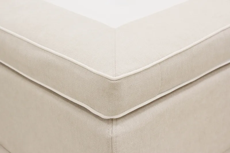 Hilton Lyx Kontinentalseng 180x200 cm - Lys Beige - Møbler - Senger - Kontinentalsenger