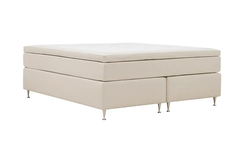 Hilton Lyx Kontinentalseng 180x200 cm - Lys Beige - Møbler - Senger - Kontinentalsenger
