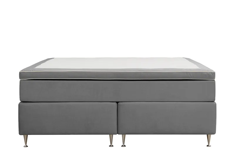 Hilton Lyx Kontinentalseng 180x200 cm - Lysegrå - Møbler - Senger - Kontinentalsenger