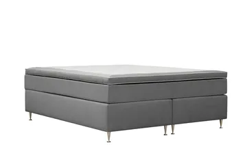 Hilton Lyx Kontinentalseng 180x200 cm - Lysegrå - Møbler - Senger - Kontinentalsenger