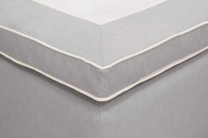 Hilton Plus Komplett sengepakke med oppbevaring 90x200 cm - Grå - Møbler - Senger - Senger med oppbevaring