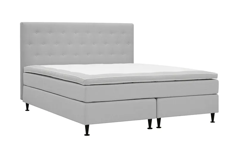 Hilton Plus Komplett Sengepakke 160x200 cm - Grå - Møbler - Senger - Kontinentalsenger