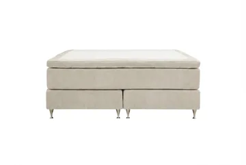 Hilton Premium kontinentalseng 180x200 cm - Beige stoff - Møbler - Senger - Kontinentalsenger