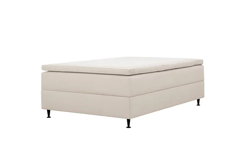 Hilton Plus Kontinentalseng med oppbevaring 120x200 cm - Lys beige - Møbler - Senger - Senger med oppbevaring