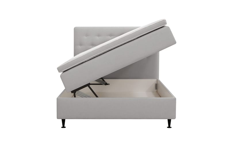 Hilton Plus Komplett sengepakke med oppbevaring 140x200 cm - Grå - Møbler - Senger - Senger med oppbevaring