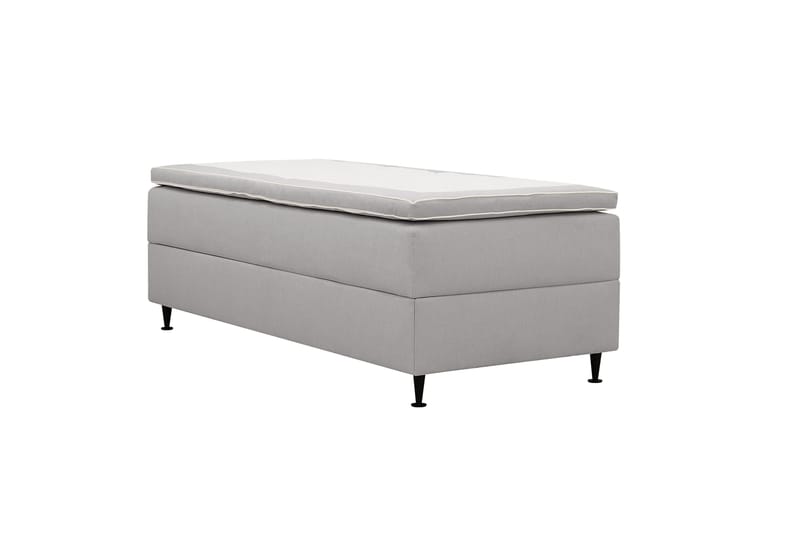 Hilton Plus Kontinentalseng med oppbevaring 90x200 cm - Grå - Møbler - Senger - Senger med oppbevaring