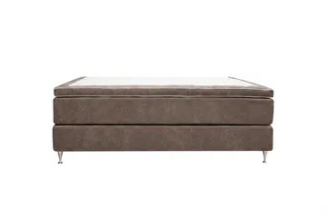 Hilton Premium kontinentalseng 180x200 cm - Brunt stoff - Møbler - Senger - Kontinentalsenger