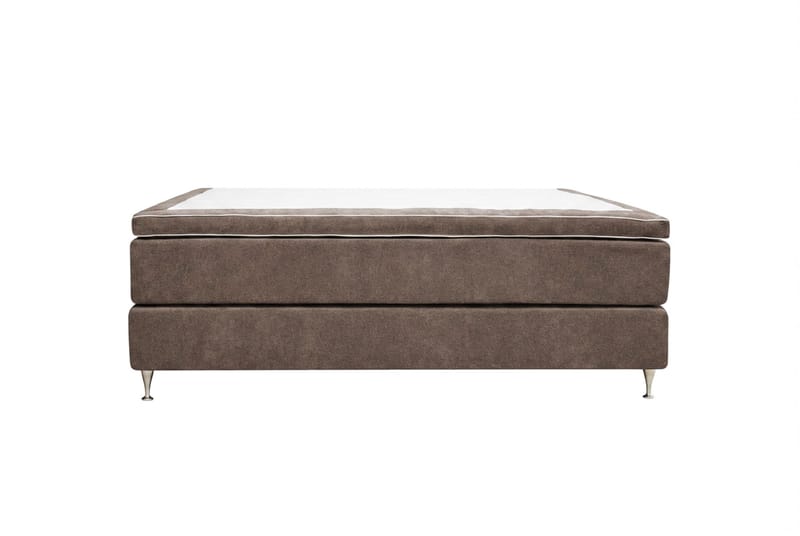 Hilton Premium kontinentalseng 180x200 cm - Brunt stoff - Møbler - Senger - Kontinentalsenger