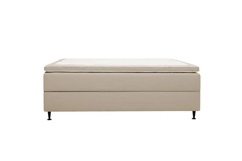 Hilton Plus Kontinentalseng med oppbevaring 90x200 cm - Beige - Møbler - Senger - Enkeltsenger