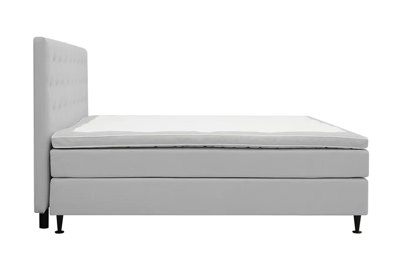 Hilton Plus Komplett Sengepakke 180x200 cm - Grå - Møbler - Senger - Kontinentalsenger
