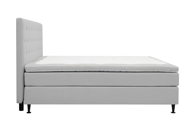 Hilton Plus Komplett Sengepakke 160x200 cm - Grå - Møbler - Senger - Kontinentalsenger
