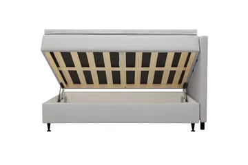 Hilton Plus Komplett sengepakke med oppbevaring 140x200 cm - Grå - Møbler - Senger - Senger med oppbevaring