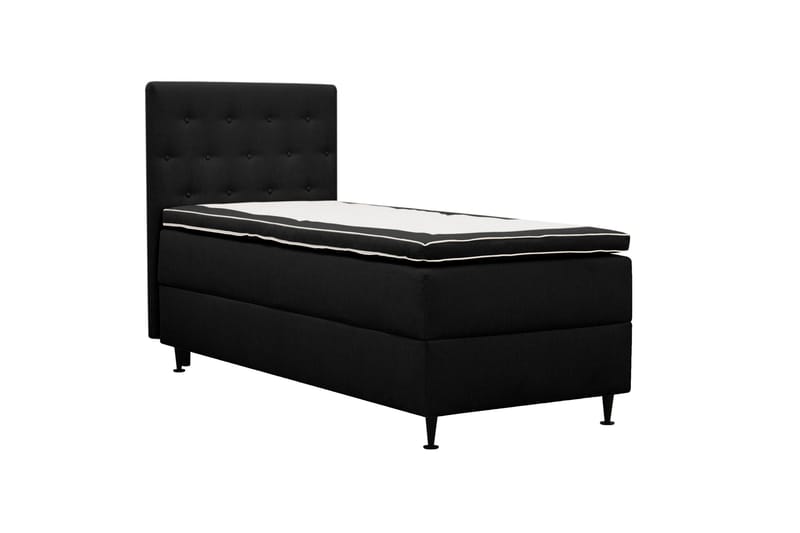 Hilton Plus Komplett sengepakke med oppbevaring 90x200 cm - Antrasitt - Møbler - Senger - Enkeltsenger