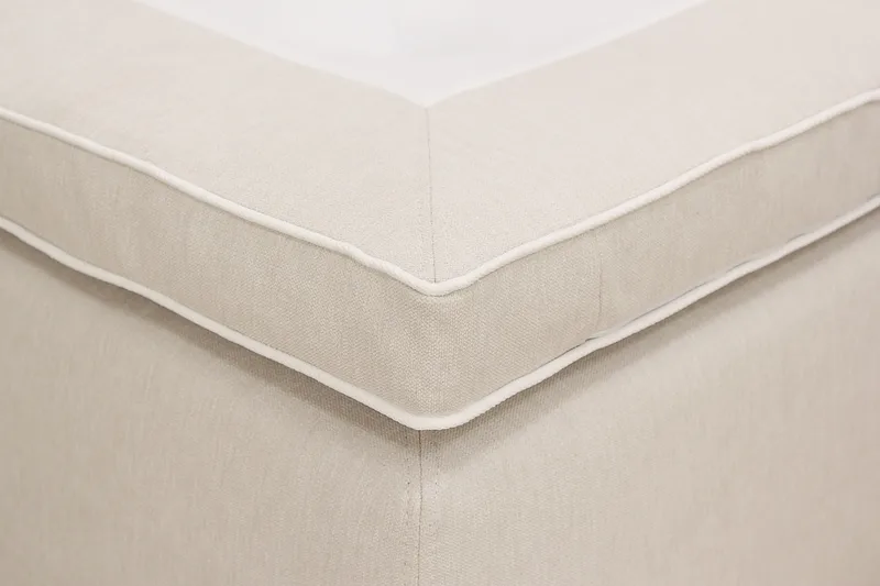 Hilton Plus Kontinentalseng med oppbevaring 180x200 cm - Lys beige - Møbler - Senger - Senger med oppbevaring