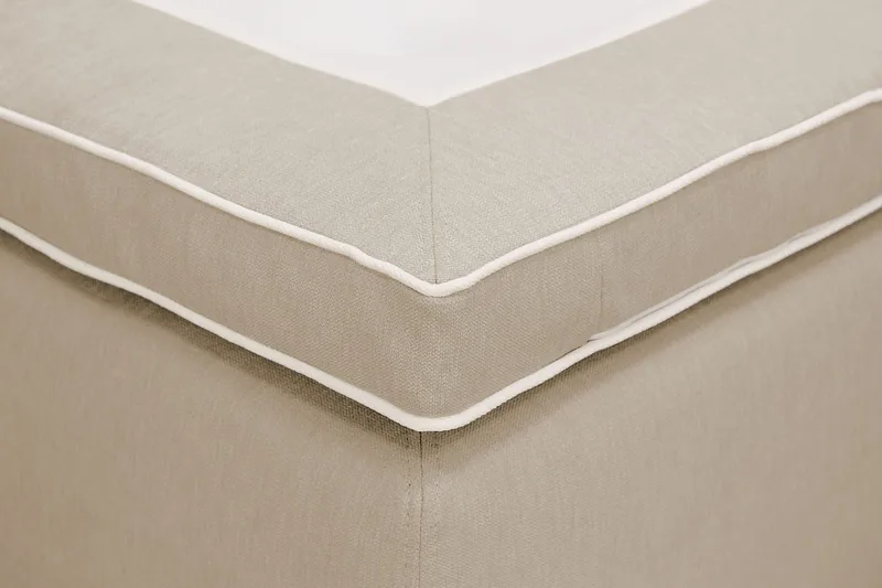 Hilton Plus Kontinentalseng med oppbevaring 180x200 cm - Beige - Møbler - Senger - Enkeltsenger