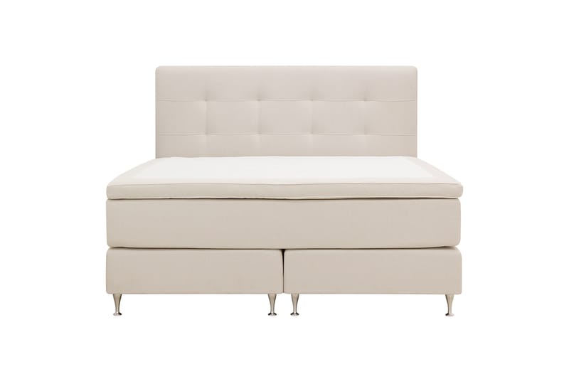 Hilton Premium Kontinentalseng 180x200 cm - Beige Stoff - Møbler - Senger - Kontinentalsenger