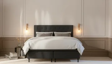 Hilton Plus Komplett Sengepakke 180x200 cm - Antrasitt - Møbler - Senger - Kontinentalsenger