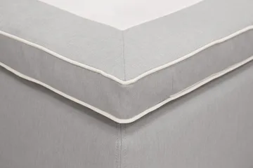 Hilton Plus Komplett sengepakke med oppbevaring 180x200 cm - Grå - Møbler - Senger - Kontinentalsenger