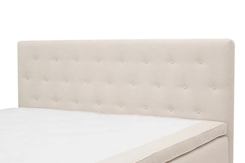 Hilton Plus Komplett sengepakke med oppbevaring 160x200 cm - Lys beige - Møbler - Senger - Senger med oppbevaring