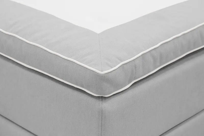 Hilton Plus Komplett Sengepakke 180x200 cm - Grå - Møbler - Senger - Kontinentalsenger