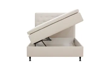 Hilton Plus Komplett sengepakke med oppbevaring 140x200 cm - Lys beige - Møbler - Senger - Senger med oppbevaring