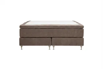 Hilton Premium kontinentalseng 180x200 cm - Brunt stoff - Møbler - Senger - Kontinentalsenger