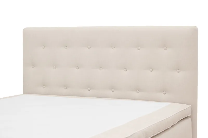 Hilton Plus Komplett sengepakke med oppbevaring 120x200 cm - Lys beige - Møbler - Senger - Senger med oppbevaring