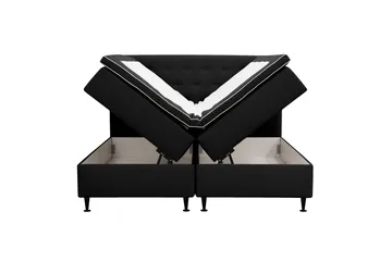 Hilton Plus Komplett sengepakke med oppbevaring 180x200 cm - Antrasitt - Møbler - Senger - Enkeltsenger