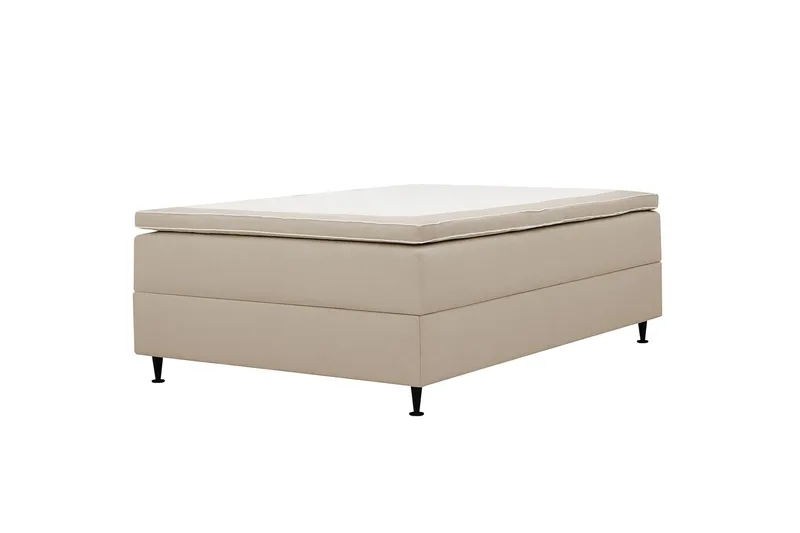 Hilton Plus Kontinentalseng med oppbevaring 140x200 cm - Beige - Møbler - Senger - Enkeltsenger