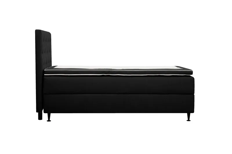 Hilton Plus Komplett sengepakke med oppbevaring 90x200 cm - Antrasitt - Møbler - Senger - Enkeltsenger