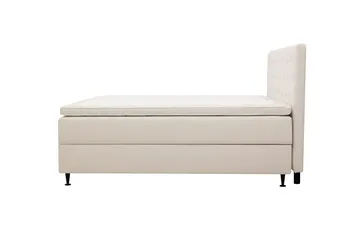 Hilton Plus Komplett sengepakke med oppbevaring 180x200 cm - Lys beige - Møbler - Senger - Senger med oppbevaring