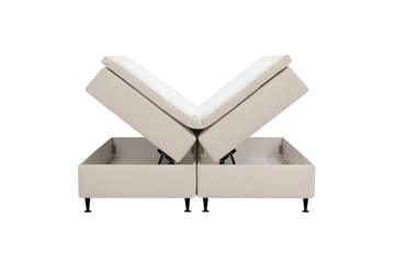 Hilton Plus Kontinentalseng med oppbevaring 160x200 cm - Lys beige - Møbler - Senger - Senger med oppbevaring
